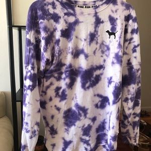 PURPLE TIE DYE VS PINK LONG SLEEVE